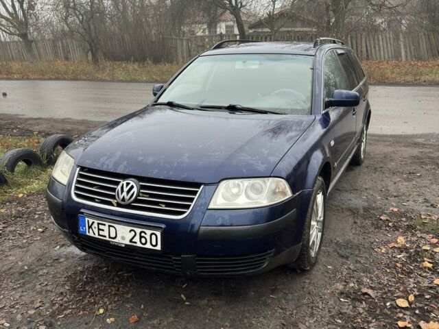 Синий Фольксваген Пассат Вариант, объемом двигателя 1.9 л и пробегом 355 тыс. км за 1600 $, фото 1 на Automoto.ua