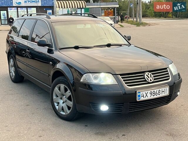 Черный Фольксваген Пассат, объемом двигателя 1.98 л и пробегом 220 тыс. км за 4200 $, фото 1 на Automoto.ua
