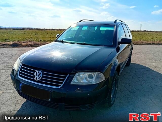 Черный Фольксваген Пассат, объемом двигателя 1.9 л и пробегом 450 тыс. км за 4000 $, фото 1 на Automoto.ua