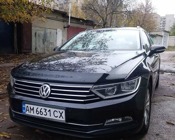 Черный Фольксваген Пассат, объемом двигателя 2 л и пробегом 346 тыс. км за 14800 $, фото 1 на Automoto.ua