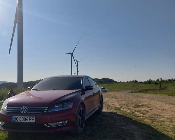 Красный Фольксваген Пассат, объемом двигателя 1.97 л и пробегом 240 тыс. км за 14000 $, фото 1 на Automoto.ua