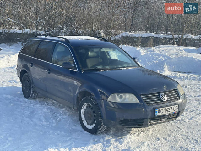 Синий Фольксваген Пассат, объемом двигателя 1.9 л и пробегом 400 тыс. км за 2650 $, фото 1 на Automoto.ua