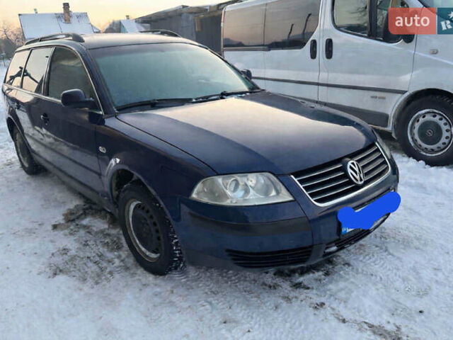 Синий Фольксваген Пассат, объемом двигателя 1.9 л и пробегом 454 тыс. км за 3650 $, фото 1 на Automoto.ua