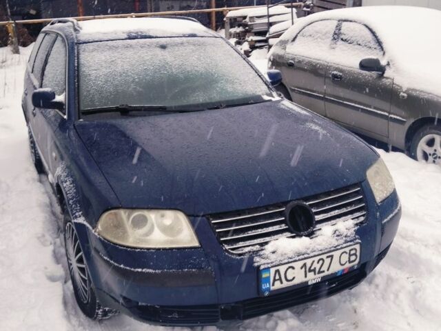 Синий Фольксваген Пассат, объемом двигателя 1.9 л и пробегом 219 тыс. км за 2750 $, фото 1 на Automoto.ua