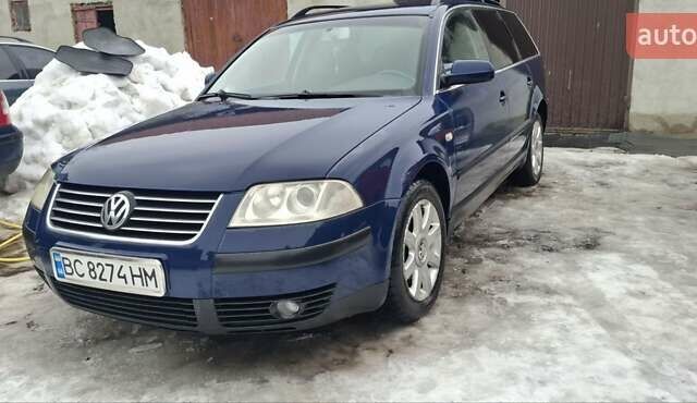 Синий Фольксваген Пассат, объемом двигателя 1.9 л и пробегом 368 тыс. км за 3599 $, фото 1 на Automoto.ua