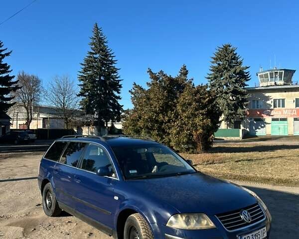 Синий Фольксваген Пассат, объемом двигателя 1.9 л и пробегом 481 тыс. км за 2999 $, фото 1 на Automoto.ua