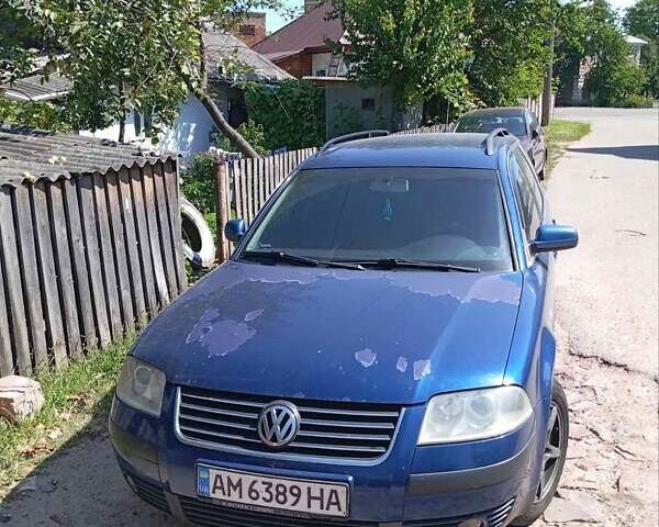 Синий Фольксваген Пассат, объемом двигателя 1.98 л и пробегом 362 тыс. км за 3800 $, фото 1 на Automoto.ua