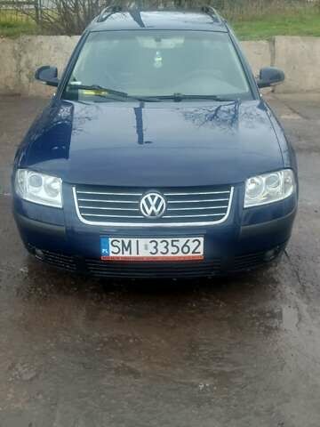 Синий Фольксваген Пассат, объемом двигателя 1.9 л и пробегом 424 тыс. км за 2500 $, фото 1 на Automoto.ua