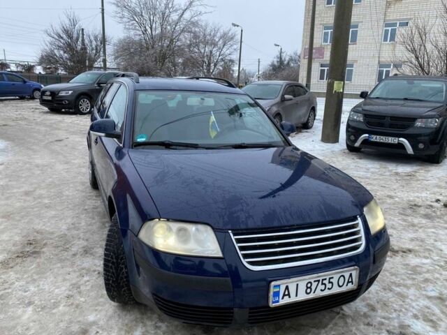 Синий Фольксваген Пассат, объемом двигателя 1.9 л и пробегом 305 тыс. км за 3850 $, фото 1 на Automoto.ua