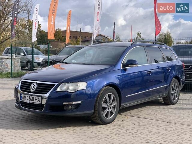 Синий Фольксваген Пассат, объемом двигателя 2 л и пробегом 344 тыс. км за 6455 $, фото 1 на Automoto.ua