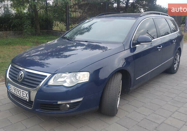 Синий Фольксваген Пассат, объемом двигателя 1.97 л и пробегом 365 тыс. км за 6700 $, фото 1 на Automoto.ua