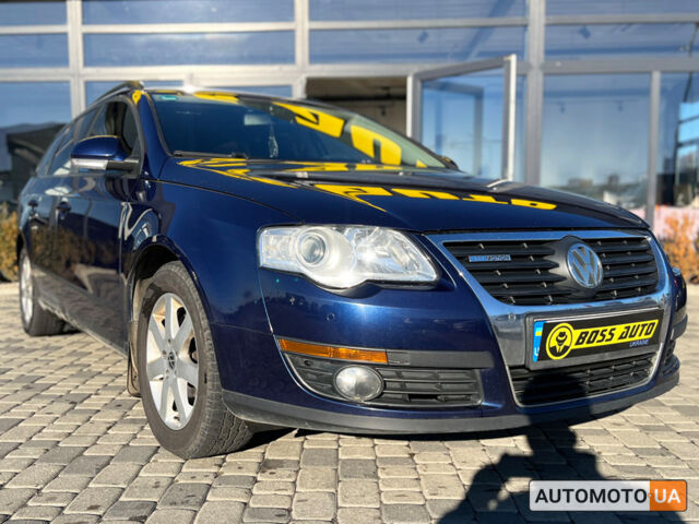 Синий Фольксваген Пассат, объемом двигателя 2 л и пробегом 305 тыс. км за 7300 $, фото 1 на Automoto.ua