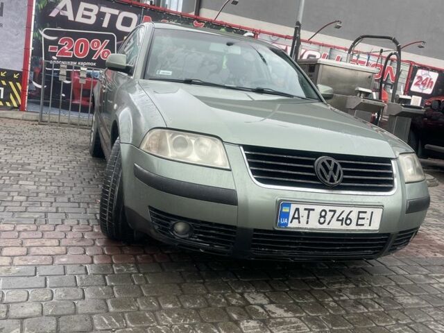 Зеленый Фольксваген Пассат, объемом двигателя 1.9 л и пробегом 503 тыс. км за 2200 $, фото 1 на Automoto.ua