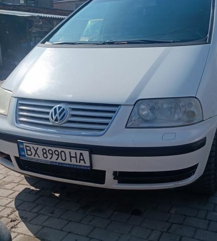 Білий Фольксваген Шаран, об'ємом двигуна 1.9 л та пробігом 409 тис. км за 2500 $, фото 1 на Automoto.ua