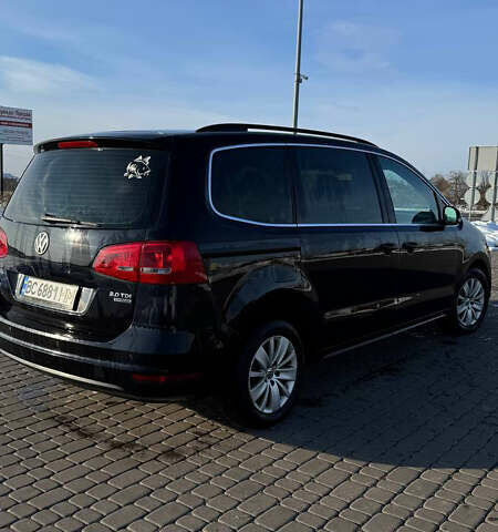 Черный Фольксваген Шаран, объемом двигателя 1.97 л и пробегом 309 тыс. км за 14500 $, фото 1 на Automoto.ua