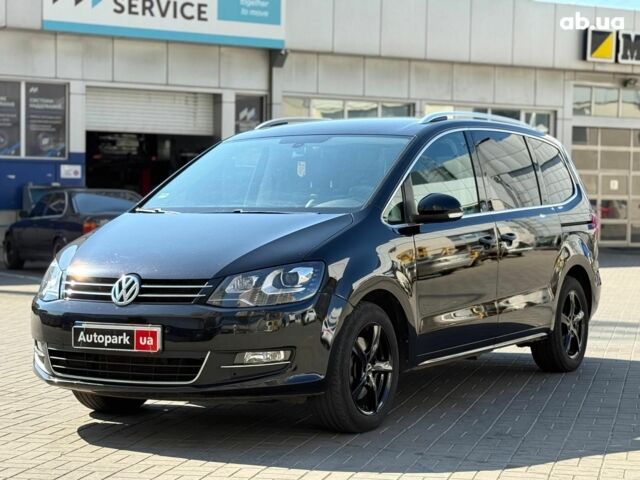 Черный Фольксваген Шаран, объемом двигателя 2 л и пробегом 320 тыс. км за 14490 $, фото 1 на Automoto.ua