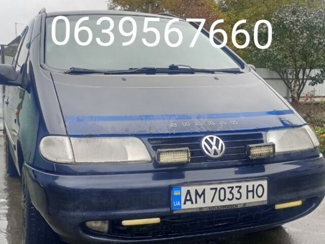 Синій Фольксваген Шаран, об'ємом двигуна 2.8 л та пробігом 470 тис. км за 1999 $, фото 1 на Automoto.ua
