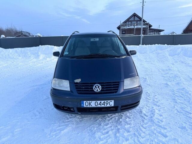 Синий Фольксваген Шаран, объемом двигателя 1.9 л и пробегом 410 тыс. км за 2400 $, фото 1 на Automoto.ua