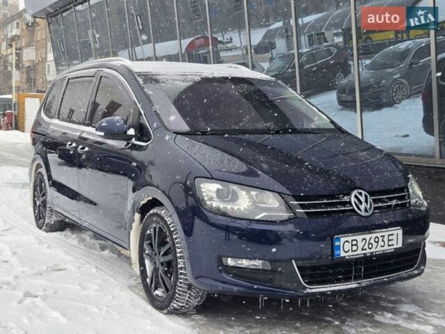 Синий Фольксваген Шаран, объемом двигателя 1.97 л и пробегом 194 тыс. км за 14999 $, фото 1 на Automoto.ua