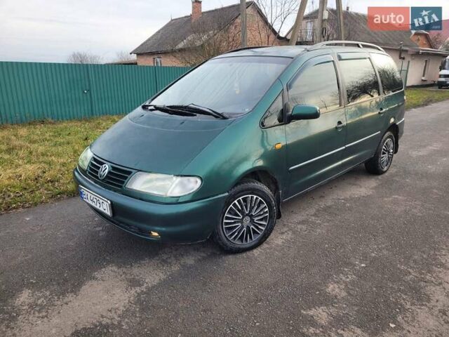 Зеленый Фольксваген Шаран, объемом двигателя 1.98 л и пробегом 316 тыс. км за 2999 $, фото 1 на Automoto.ua