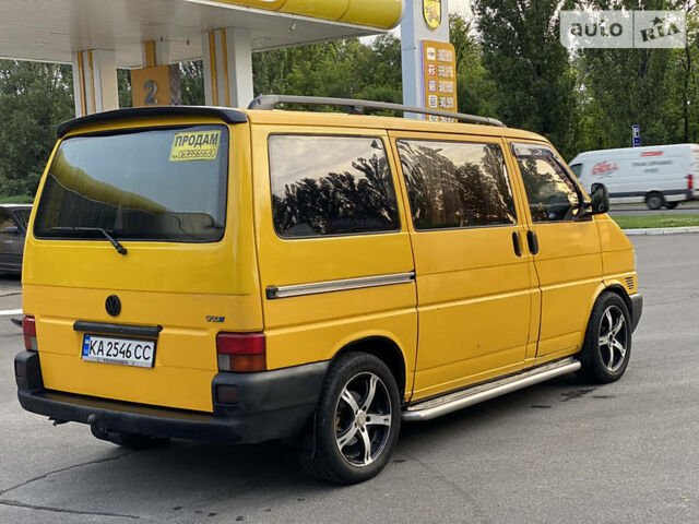 Жовтий Фольксваген Т4 (Транспортер) вант., об'ємом двигуна 2.5 л та пробігом 509 тис. км за 4700 $, фото 1 на Automoto.ua