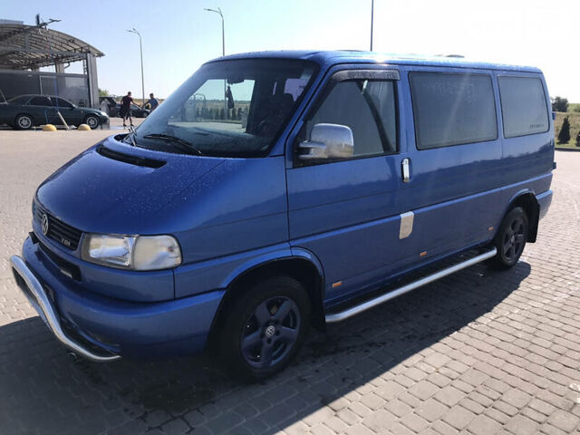 Синій Фольксваген T4 (Transporter) пасс., об'ємом двигуна 2.5 л та пробігом 340 тис. км за 8700 $, фото 1 на Automoto.ua