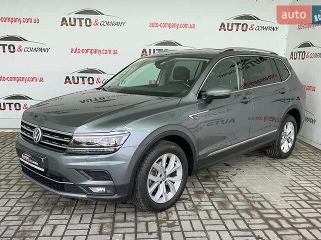 Серый Фольксваген Tiguan Allspace, объемом двигателя 2 л и пробегом 155 тыс. км за 28450 $, фото 1 на Automoto.ua