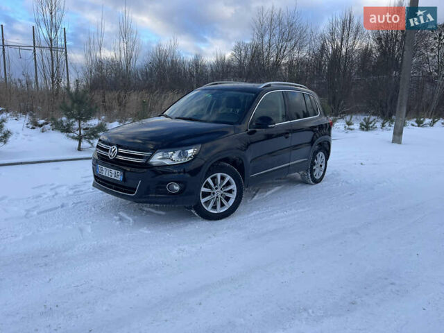 Черный Фольксваген Тигуан, объемом двигателя 2 л и пробегом 186 тыс. км за 15600 $, фото 1 на Automoto.ua