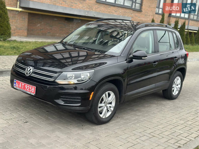 Черный Фольксваген Тигуан, объемом двигателя 2 л и пробегом 161 тыс. км за 13999 $, фото 1 на Automoto.ua