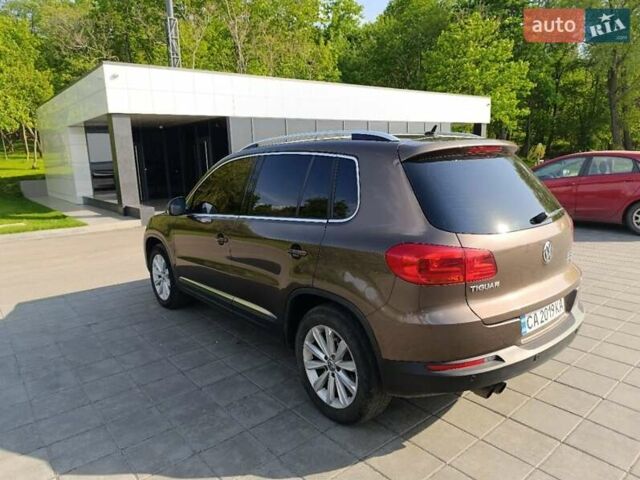 Коричневий Фольксваген Тігуан, об'ємом двигуна 2 л та пробігом 114 тис. км за 16900 $, фото 1 на Automoto.ua