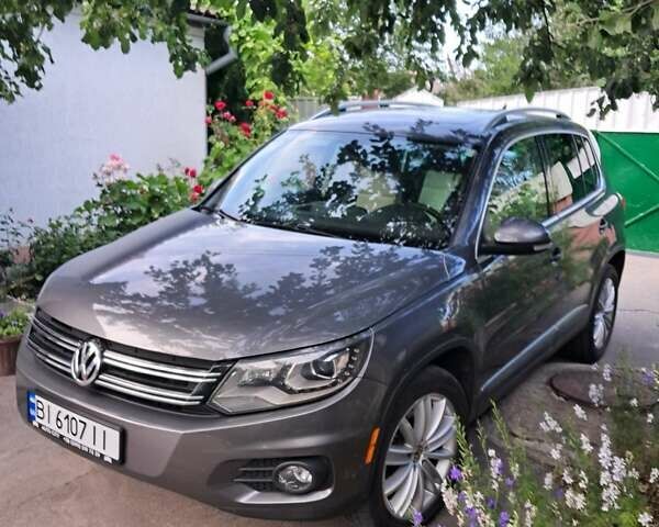 Серый Фольксваген Тигуан, объемом двигателя 1.98 л и пробегом 198 тыс. км за 14500 $, фото 1 на Automoto.ua