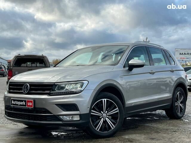 Серый Фольксваген Тигуан, объемом двигателя 2 л и пробегом 250 тыс. км за 22680 $, фото 1 на Automoto.ua