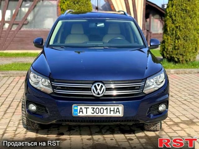 Синій Фольксваген Тігуан, об'ємом двигуна 2 л та пробігом 153 тис. км за 11800 $, фото 1 на Automoto.ua