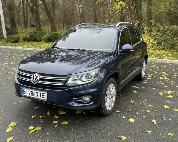 Синий Фольксваген Тигуан, объемом двигателя 1.98 л и пробегом 211 тыс. км за 16000 $, фото 1 на Automoto.ua