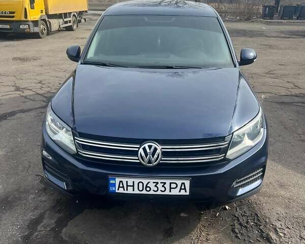 Синий Фольксваген Тигуан, объемом двигателя 1.98 л и пробегом 213 тыс. км за 10500 $, фото 1 на Automoto.ua