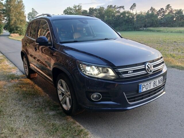 Синий Фольксваген Тигуан, объемом двигателя 2 л и пробегом 174 тыс. км за 8500 $, фото 1 на Automoto.ua