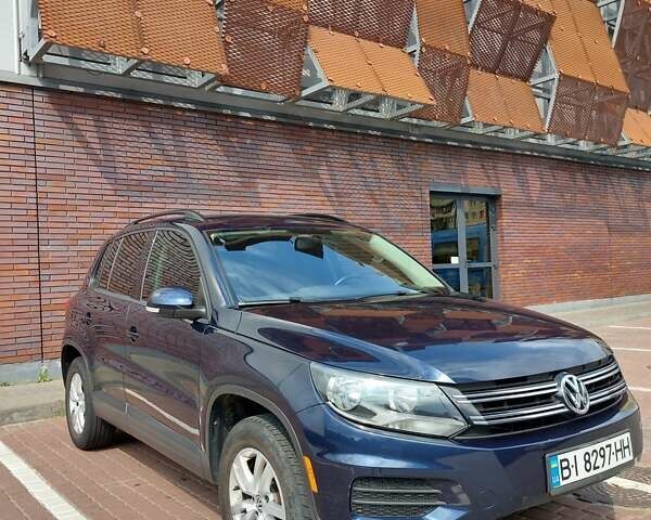 Синий Фольксваген Тигуан, объемом двигателя 1.98 л и пробегом 154 тыс. км за 13500 $, фото 1 на Automoto.ua