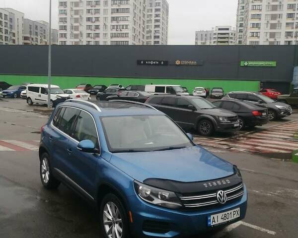 Синий Фольксваген Тигуан, объемом двигателя 1.98 л и пробегом 185 тыс. км за 12900 $, фото 1 на Automoto.ua