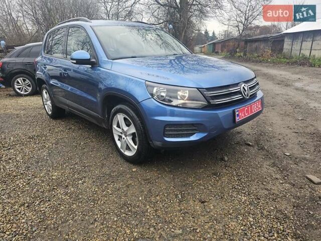 Синий Фольксваген Тигуан, объемом двигателя 2 л и пробегом 152 тыс. км за 10700 $, фото 1 на Automoto.ua