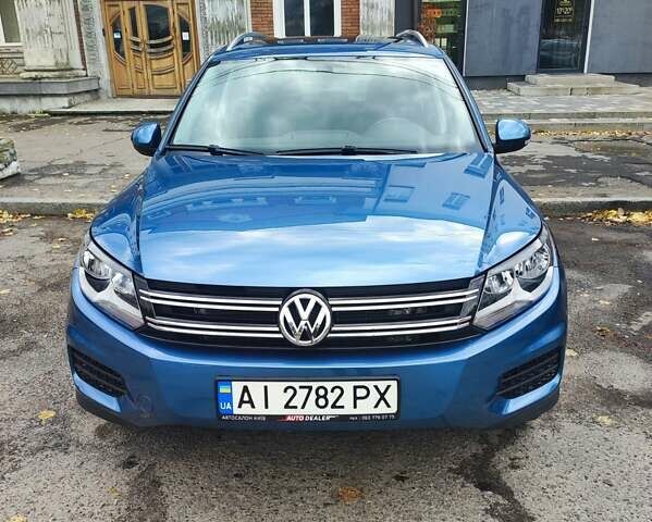 Синий Фольксваген Тигуан, объемом двигателя 1.98 л и пробегом 159 тыс. км за 14900 $, фото 1 на Automoto.ua
