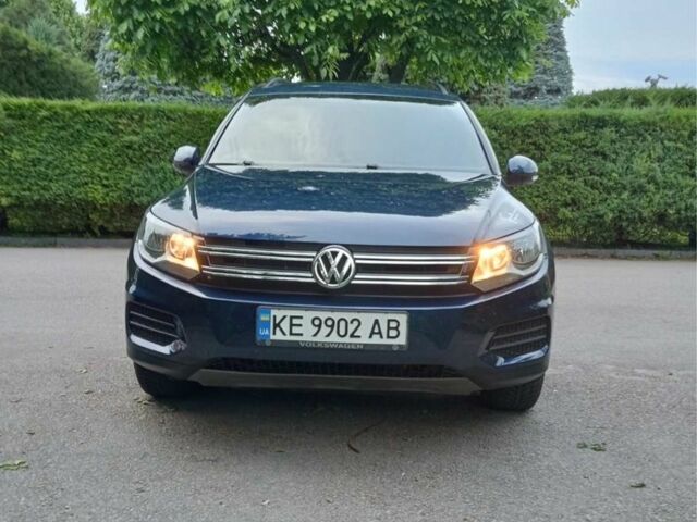 Синий Фольксваген Тигуан, объемом двигателя 2 л и пробегом 66 тыс. км за 12200 $, фото 1 на Automoto.ua