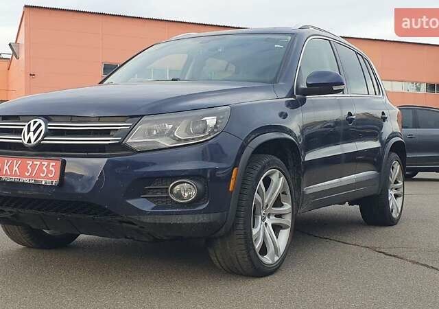 Синий Фольксваген Тигуан, объемом двигателя 2 л и пробегом 134 тыс. км за 12500 $, фото 1 на Automoto.ua