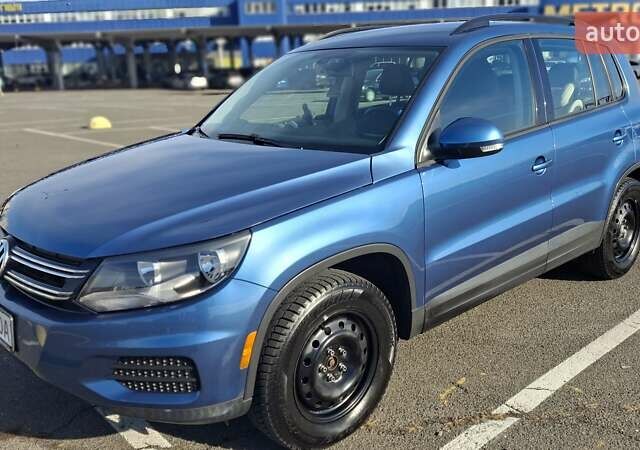 Синий Фольксваген Тигуан, объемом двигателя 1.98 л и пробегом 104 тыс. км за 13500 $, фото 1 на Automoto.ua