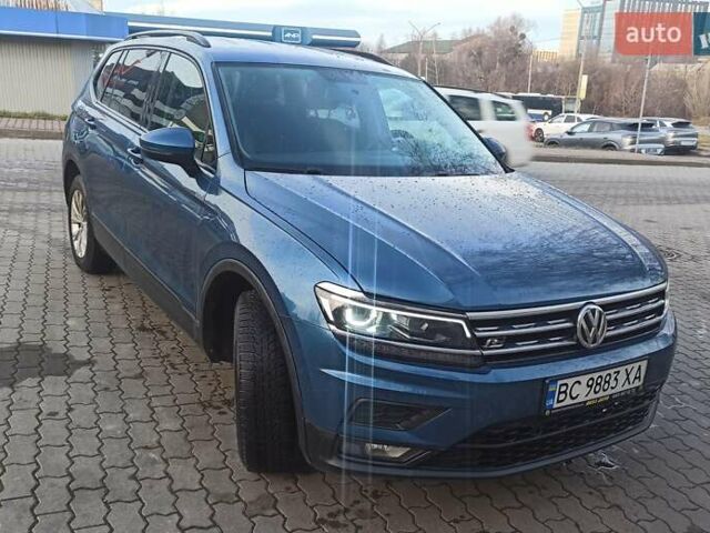 Синий Фольксваген Тигуан, объемом двигателя 1.98 л и пробегом 165 тыс. км за 19000 $, фото 1 на Automoto.ua