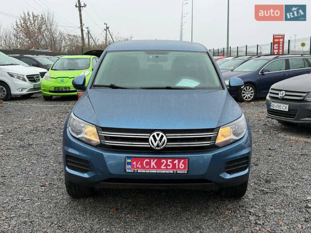 Синій Фольксваген Тігуан, об'ємом двигуна 2 л та пробігом 134 тис. км за 12300 $, фото 1 на Automoto.ua