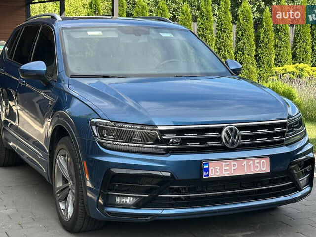 Синий Фольксваген Тигуан, объемом двигателя 1.98 л и пробегом 203 тыс. км за 17600 $, фото 1 на Automoto.ua
