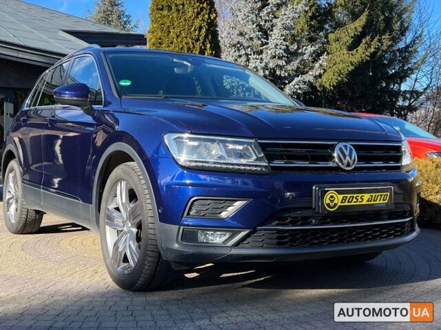 Синій Фольксваген Тігуан, об'ємом двигуна 2 л та пробігом 164 тис. км за 25300 $, фото 1 на Automoto.ua