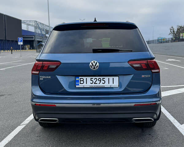 Синий Фольксваген Тигуан, объемом двигателя 1.98 л и пробегом 105 тыс. км за 18350 $, фото 1 на Automoto.ua