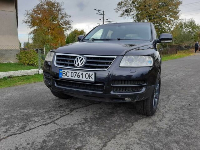 Черный Фольксваген Туарег, объемом двигателя 2.5 л и пробегом 221 тыс. км за 6400 $, фото 1 на Automoto.ua