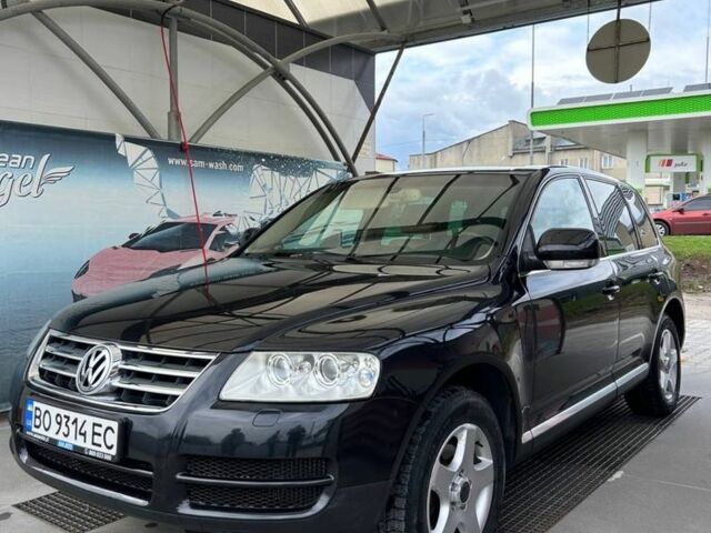 Черный Фольксваген Туарег, объемом двигателя 2.5 л и пробегом 161 тыс. км за 6550 $, фото 1 на Automoto.ua